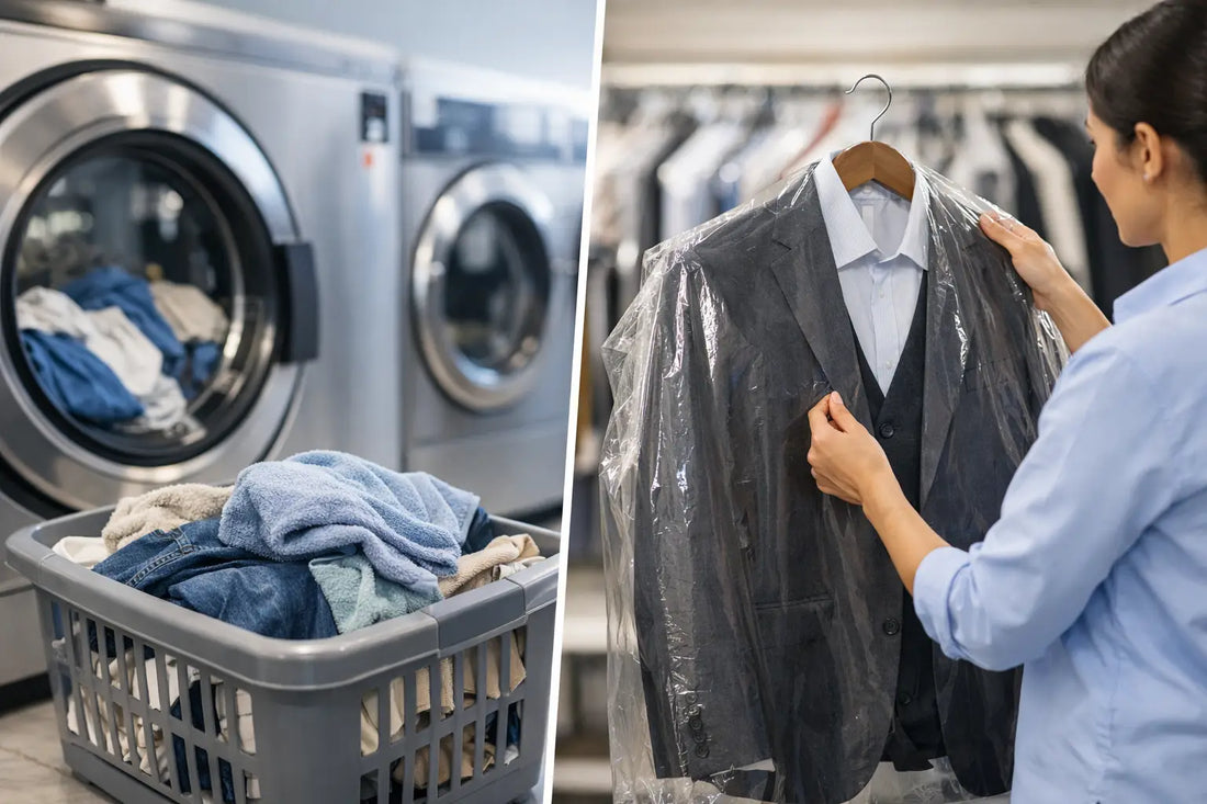 Laverie automatique ou pressing: que choisir ?