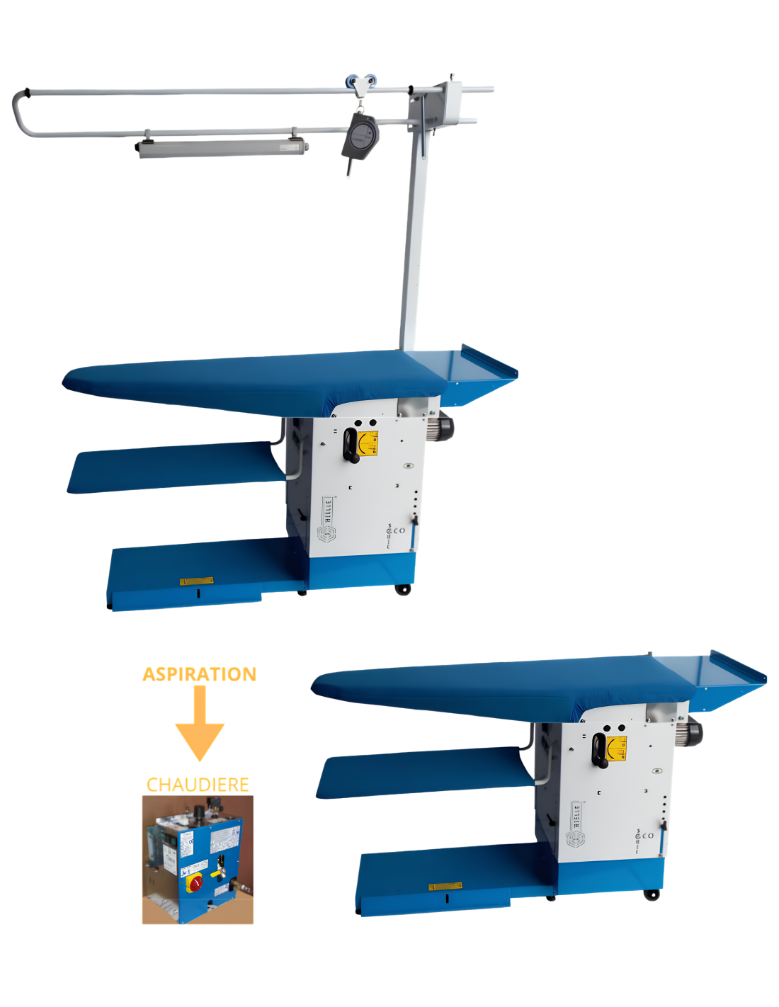 ECO3 Table aspirante avec chaudière 135