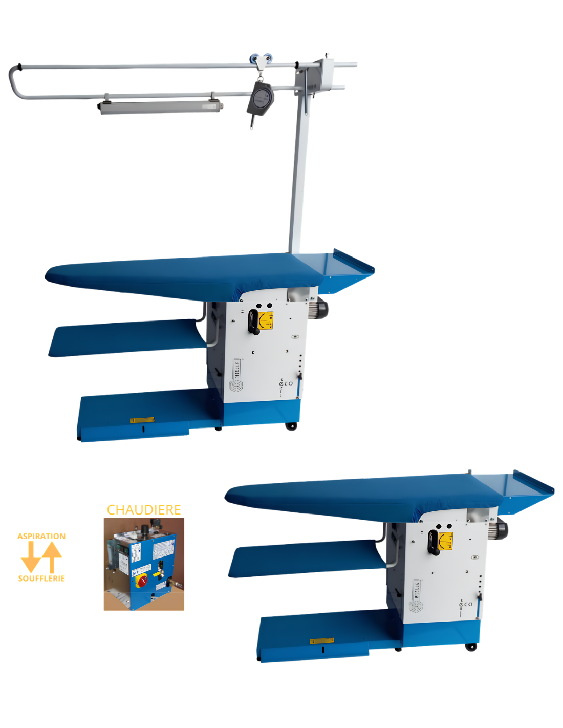 ECO4 Table aspirante/soufflante avec chaudière 135