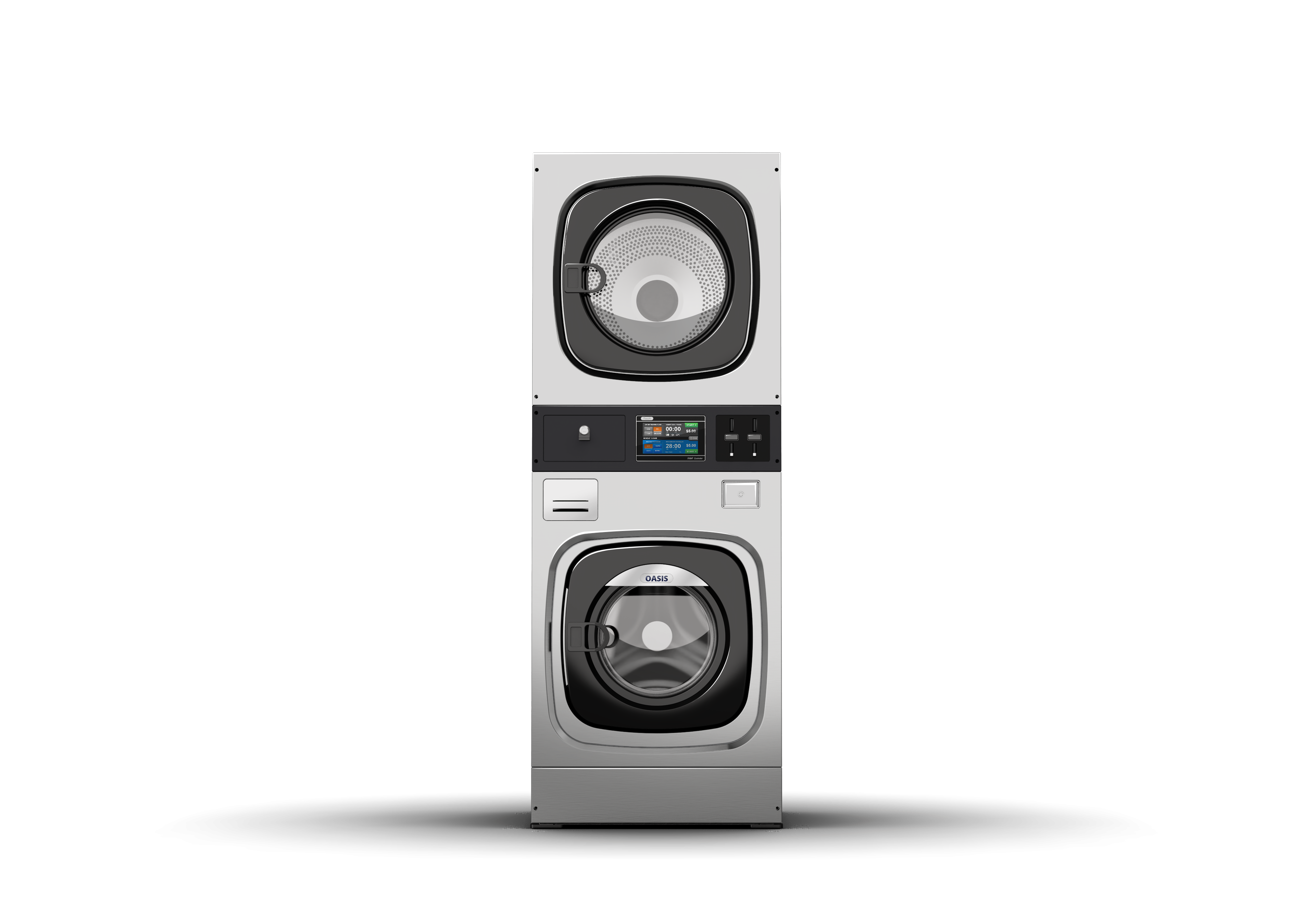 XH Machine lave-linge, sèche-linge superposés 10KG et 15KG