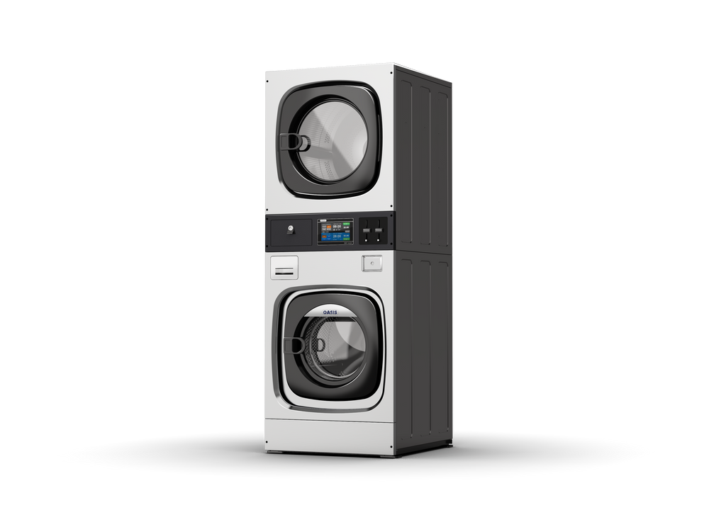 XH Machine lave-linge, sèche-linge superposés 10KG et 15KG