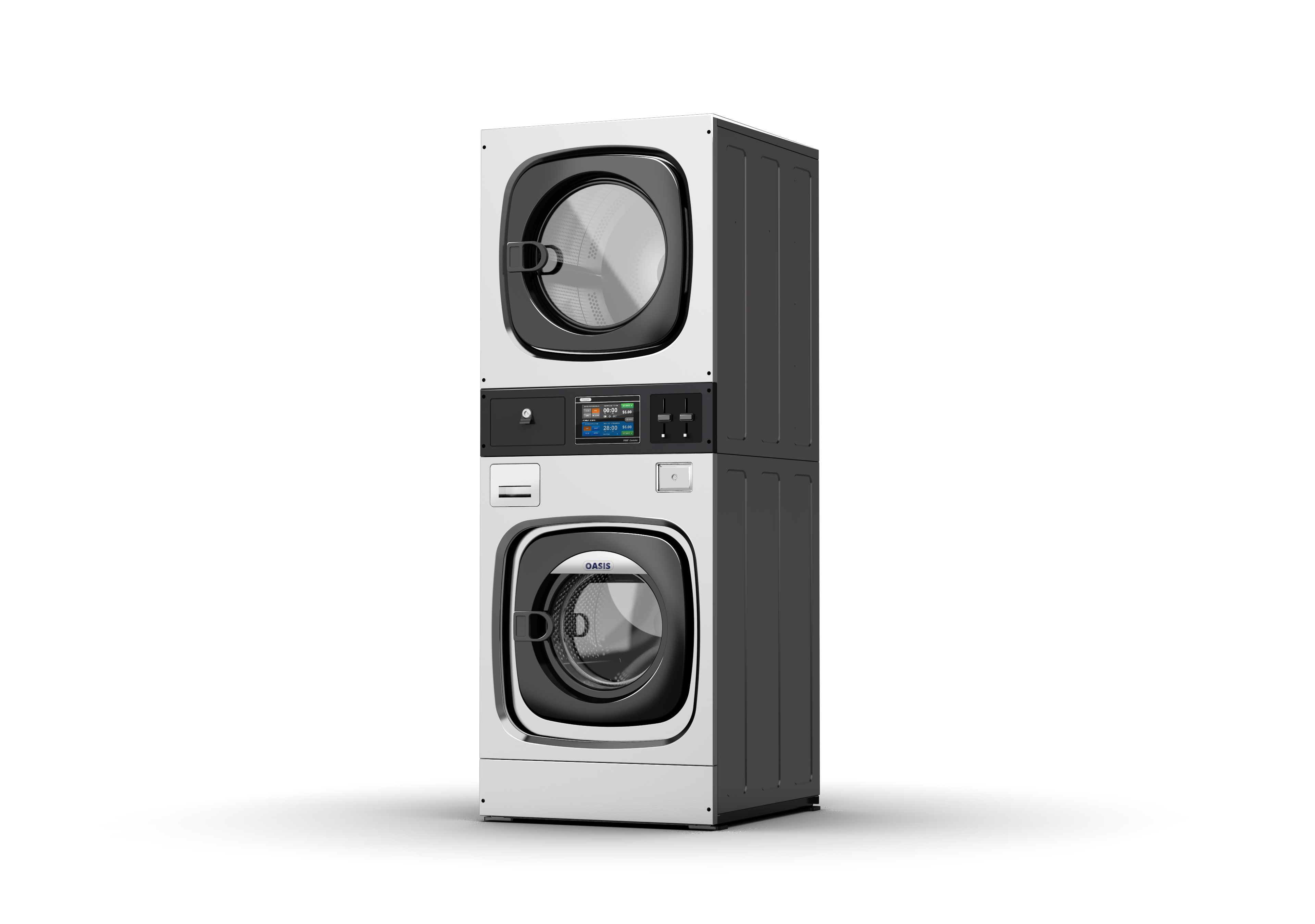 XH Machine lave-linge, sèche-linge superposés 10KG et 15KG