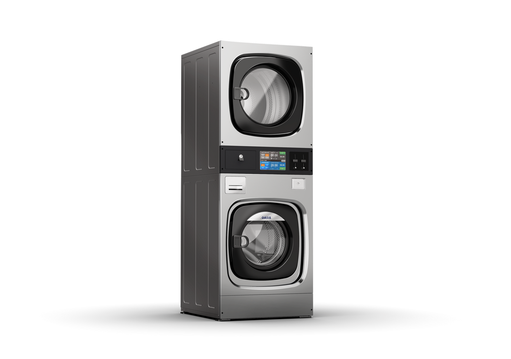 XH Machine lave-linge, sèche-linge superposés 10KG et 15KG