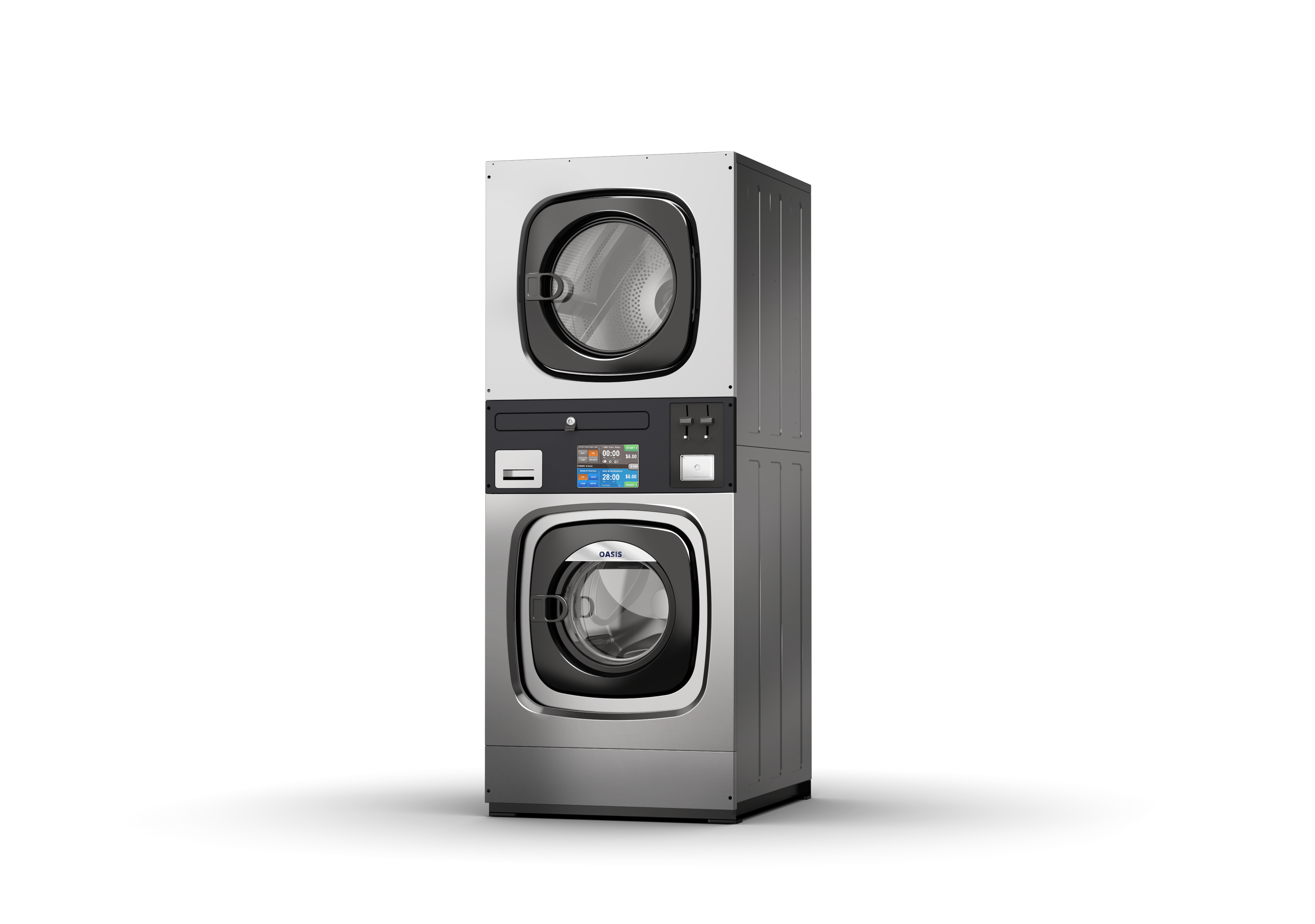 XH Machine lave-linge, sèche-linge superposés 10KG et 15KG
