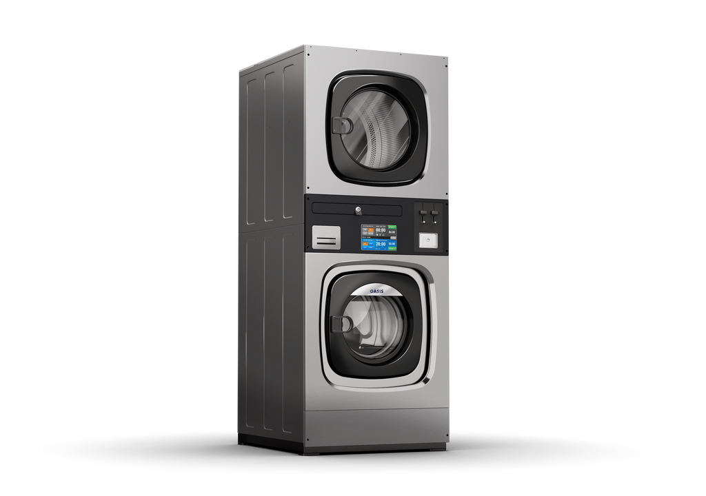 XH Machine lave-linge, sèche-linge superposés 10KG et 15KG